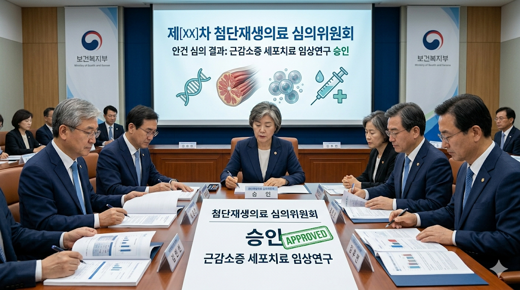 첨단재생의료 심의위원회 근감소증 세포치료 임상연구 승인