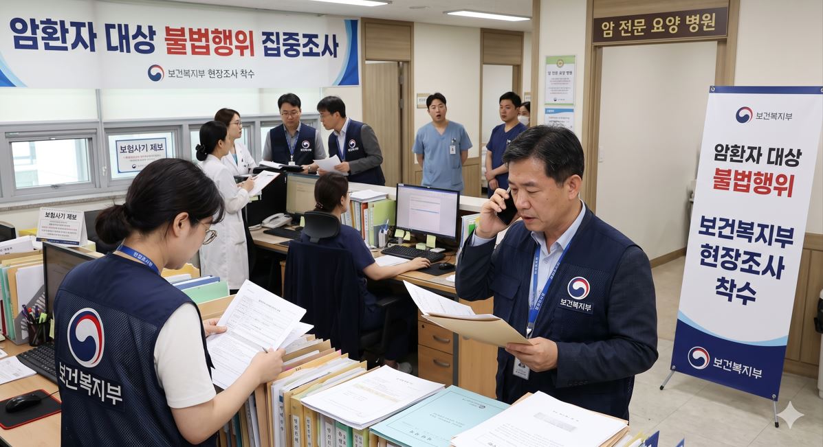 암환자 페이백·유인 가짜진료, 복지부 현장조사 착수