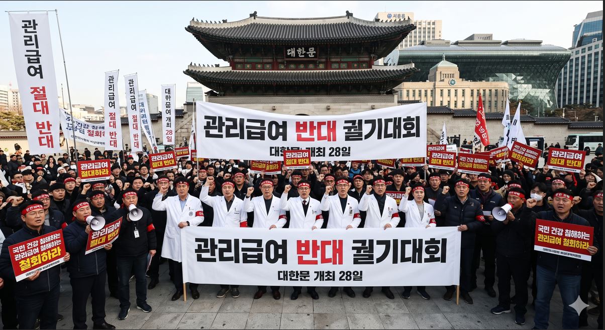 의협 범대위, 관리급여 반대 궐기대회 28일 대한문 개최