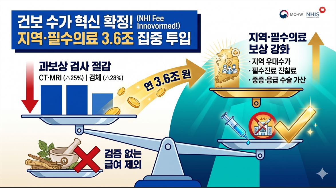 복지부, 지역·필수의료에 연 3.6조…건보 수가 구조혁신 확정