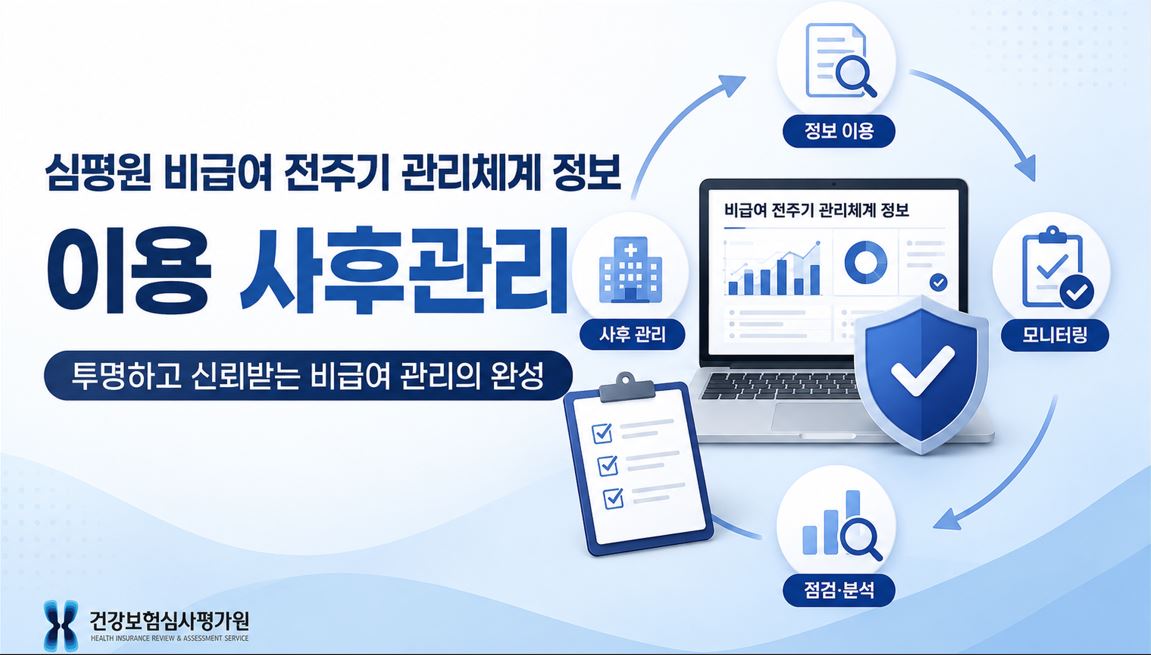 심평원, 비급여 전주기 관리체계 추진…정보·이용·사후 연계
