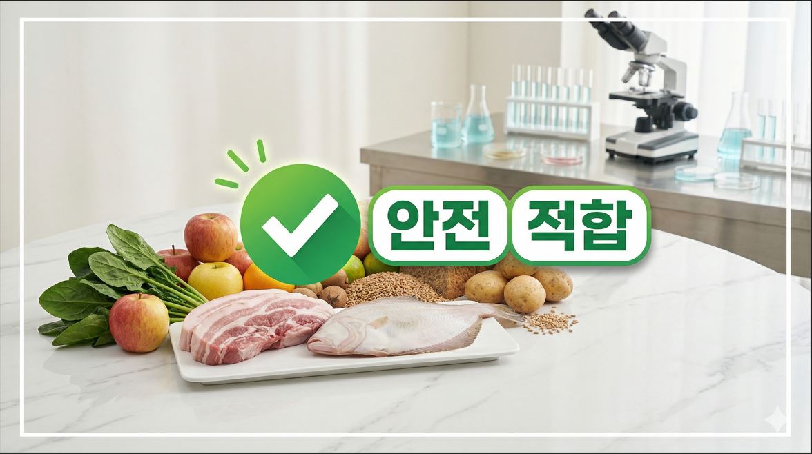 식약처, 농·축·수산물 잔류농약·동물용의약품 검사 '모두 적합'