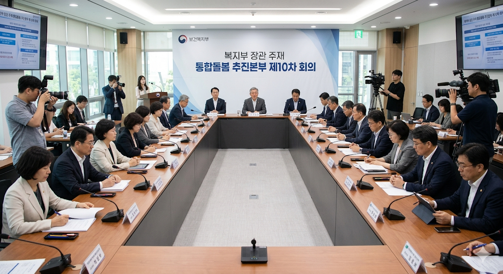 복지부 장관 주재 통합돌봄 추진본부 제10차 회의 현장