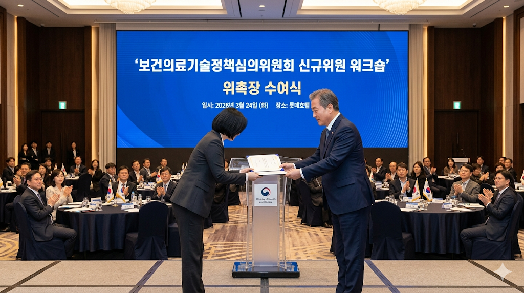 보건의료기술정책심의위원회 워크숍 신규위원 위촉장 수여식