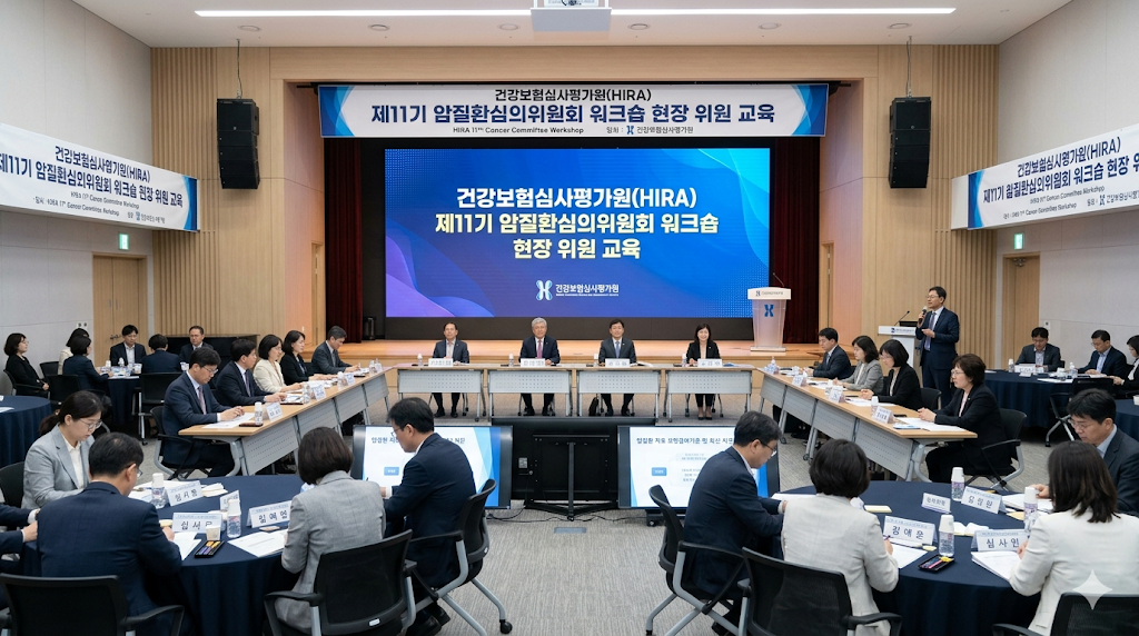 심평원 제11기 암질환심의위원회 워크숍 현장 위원 교육