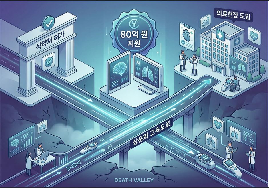 복지부, AI 디지털의료기기 상용화 지원 80억 원…'데스밸리' 해소 나서