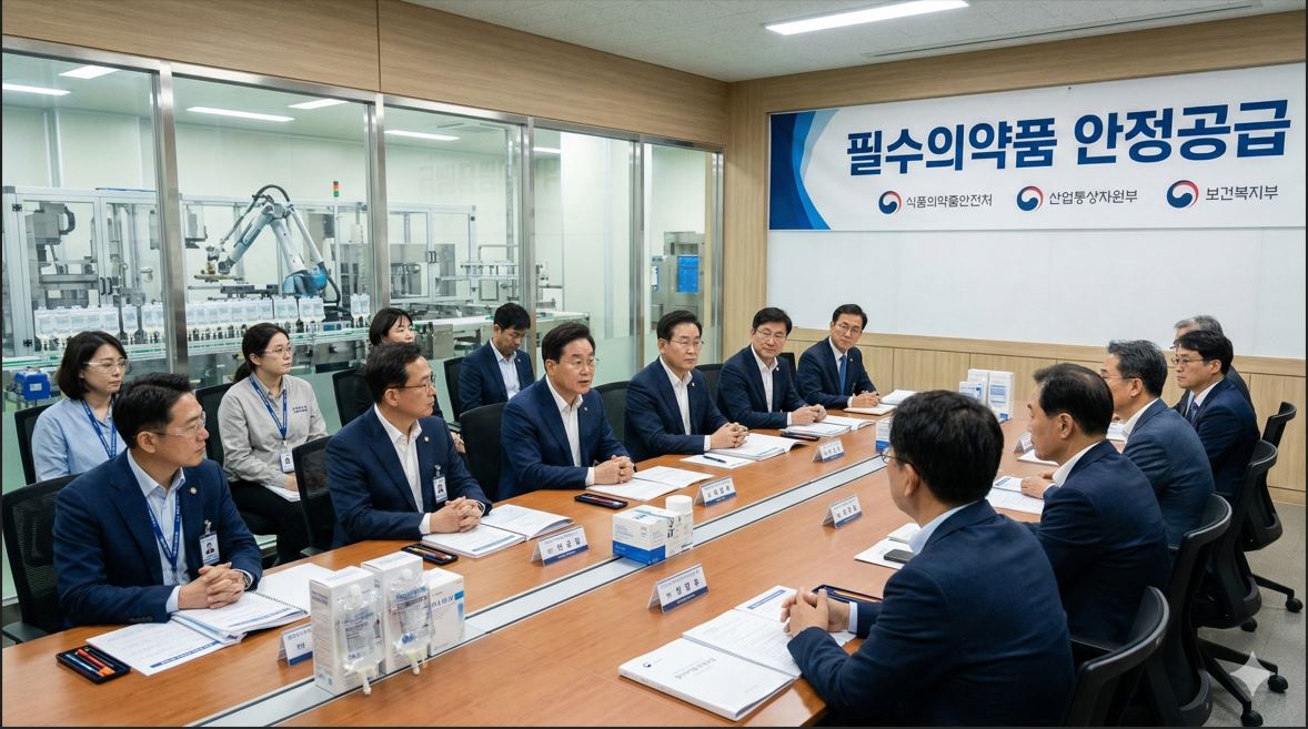 식약처·산업부·복지부, 수액제 등 필수의약품 안정공급 간담회 개최