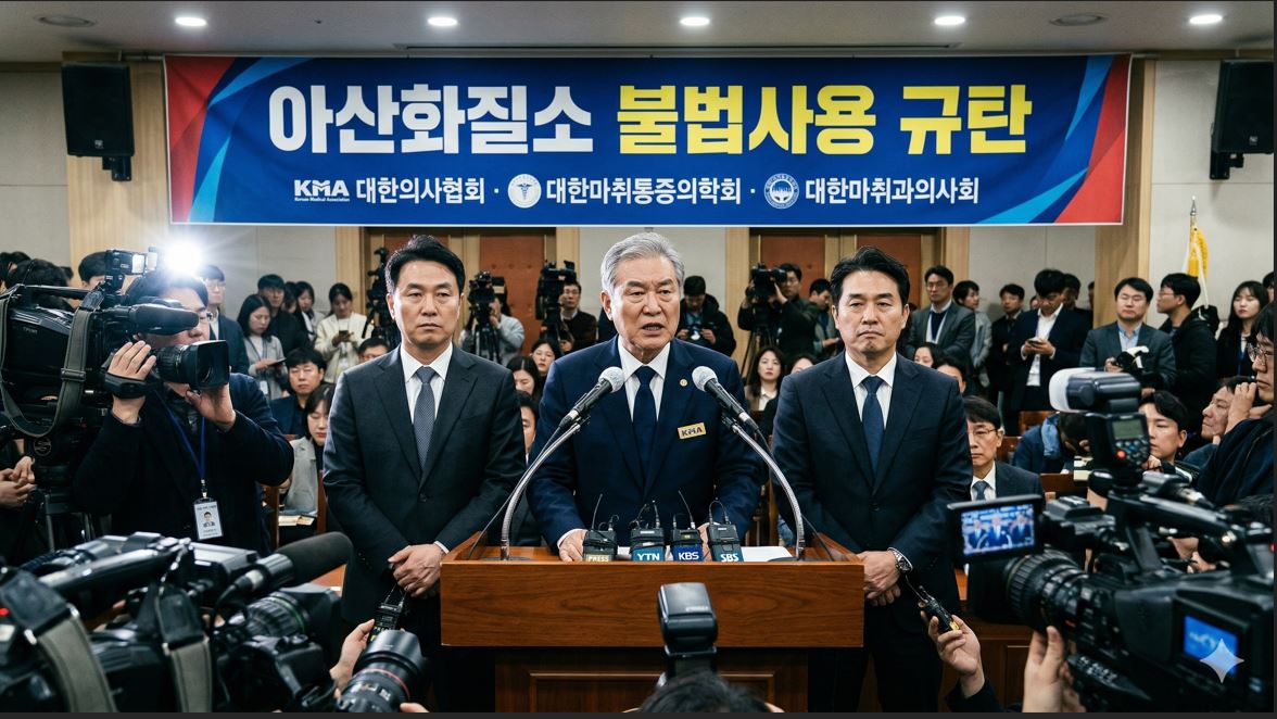 의협·마취통증의학회 "한의사 아산화질소 사용은 불법, 즉각 중단하라"
