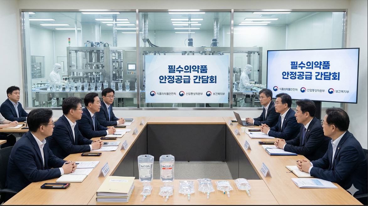 수액제 공급 비상…식약처·산업부·복지부 합동 제조업체 간담회