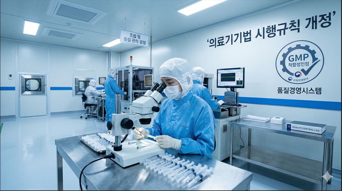 식약처, 의료기기법 시행규칙 개정안 입법예고…GMP·희소의료기기 정비
