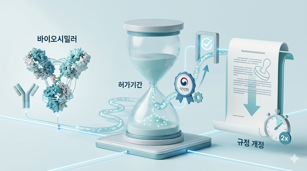식약처 바이오시밀러 신속심사 규정 개정 허가기간 단축