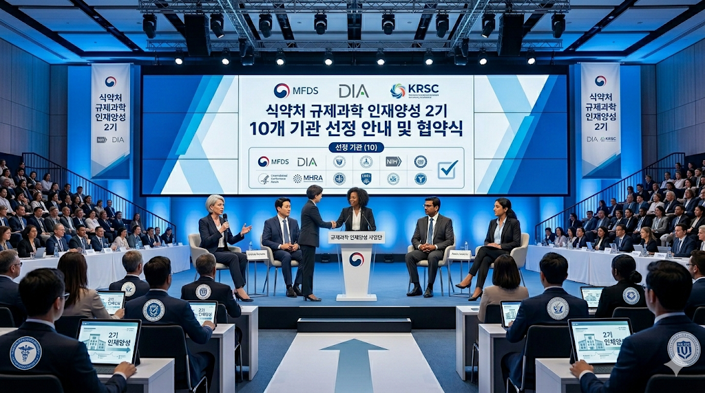 식약처 규제과학 인재양성 2기 10개 기관 선정 안내