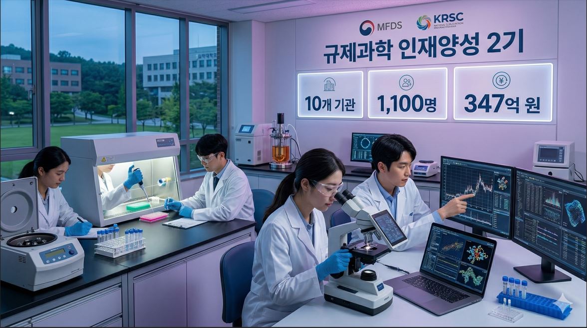 식약처, 규제과학 인재양성 10개 기관 선정…5년간 1,100명 양성
