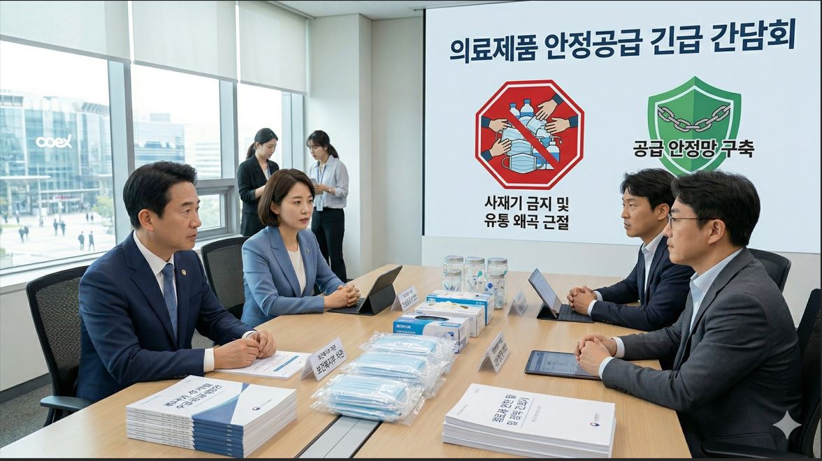 복지부, 대형병원 의료제품 사재기 금지 요청…병원협회와 간담회