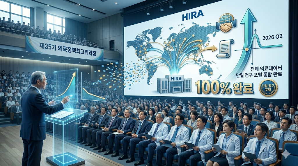 심평원 30년 EDI 종료 청구포털시스템 100% 전환 완료