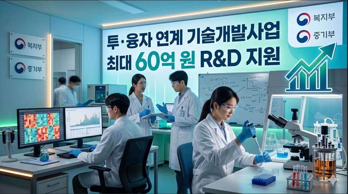 복지부·중기부, 바이오헬스 중소벤처기업에 최대 60억 원 지원