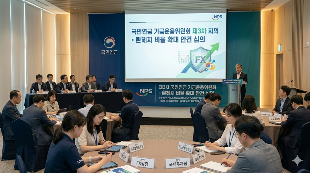 국민연금 기금운용위원회 제3차 회의 환헤지 비율 확대
