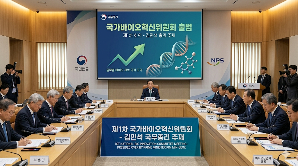 국가바이오혁신위원회 출범 김민석 총리 주재 제1차 회의