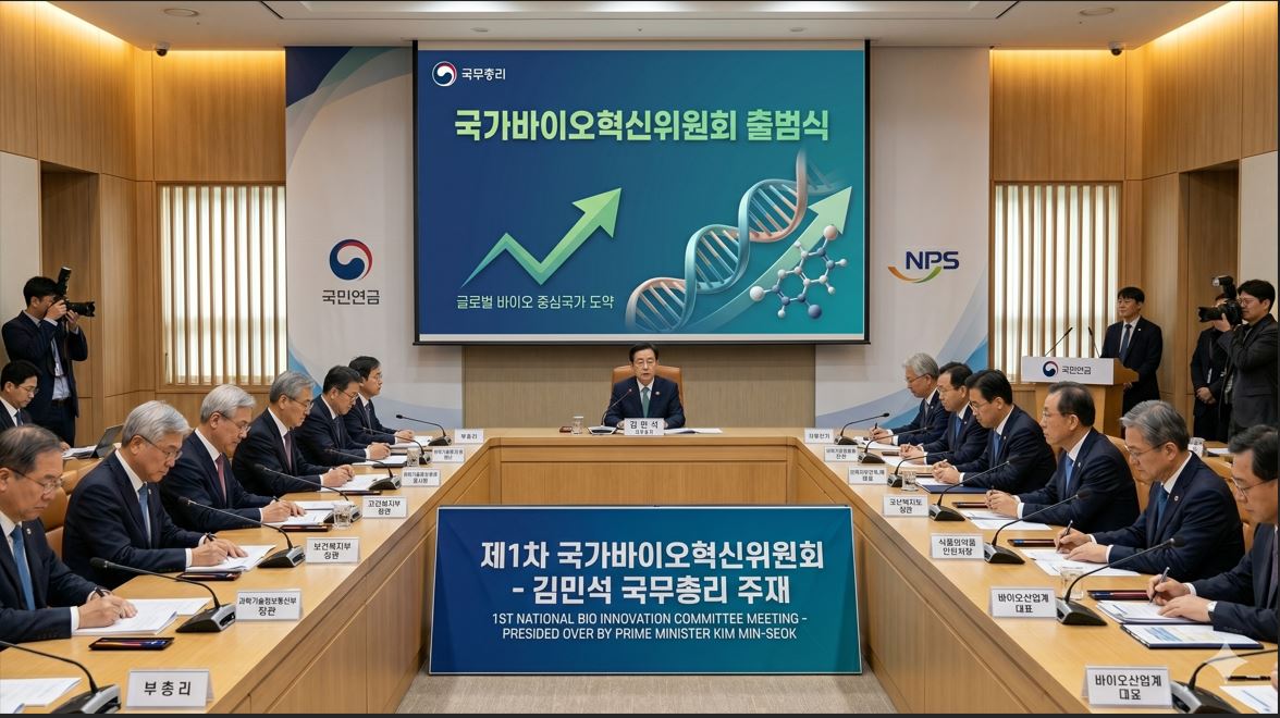 정부, '국가바이오혁신위원회' 출범…범정부 바이오 컨트롤타워 가동