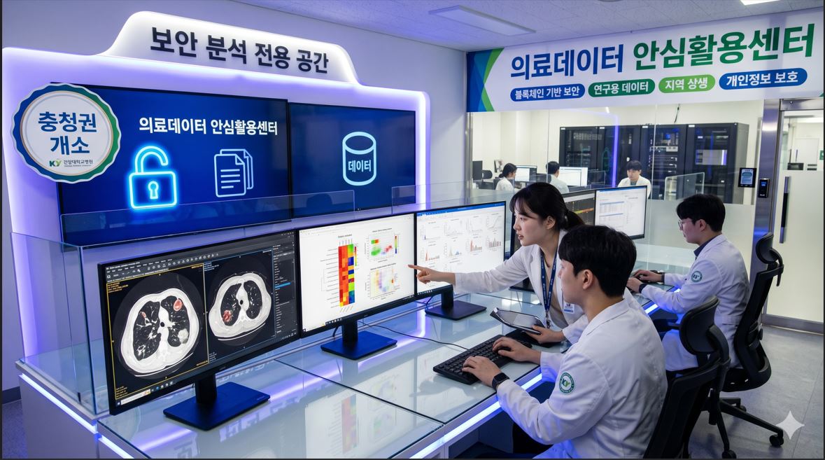 건양대병원 의료데이터 안심활용센터 개소…충청 AI 연구 기반 확대