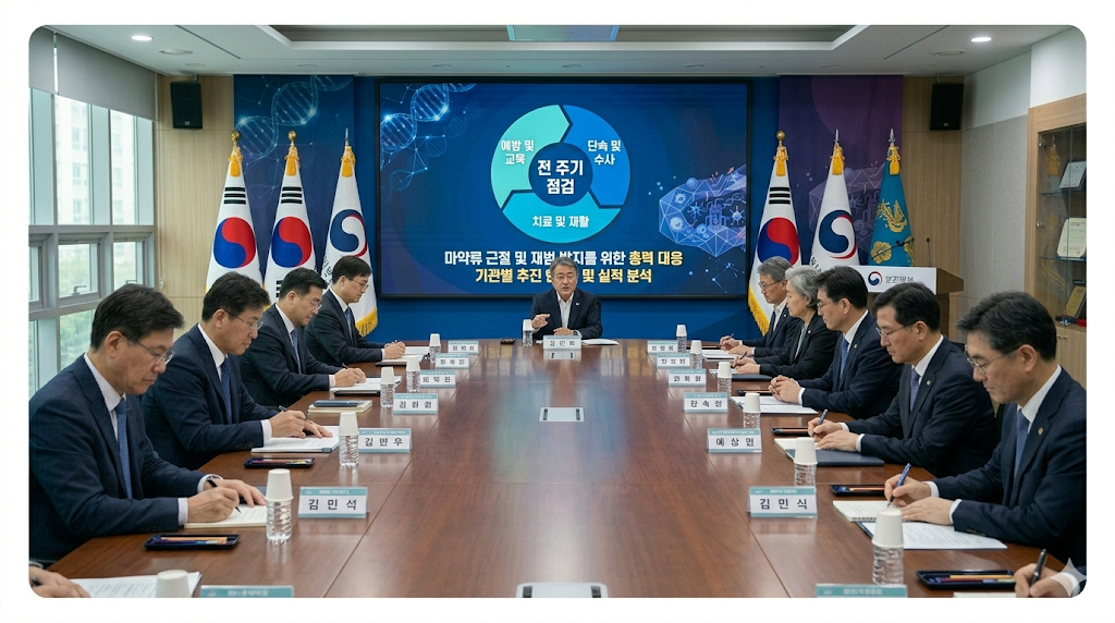 마약류 대응 관계장관회의 김민석 총리 주재 전 주기 점검