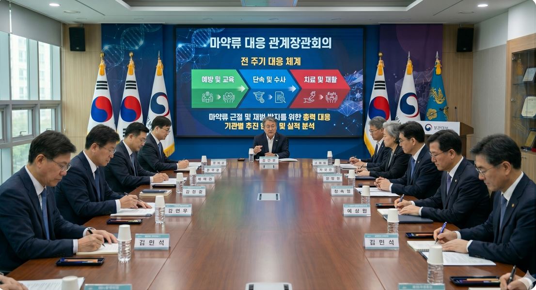 정부, 마약류 대응 관계장관회의…전 주기 총력 대응 점검