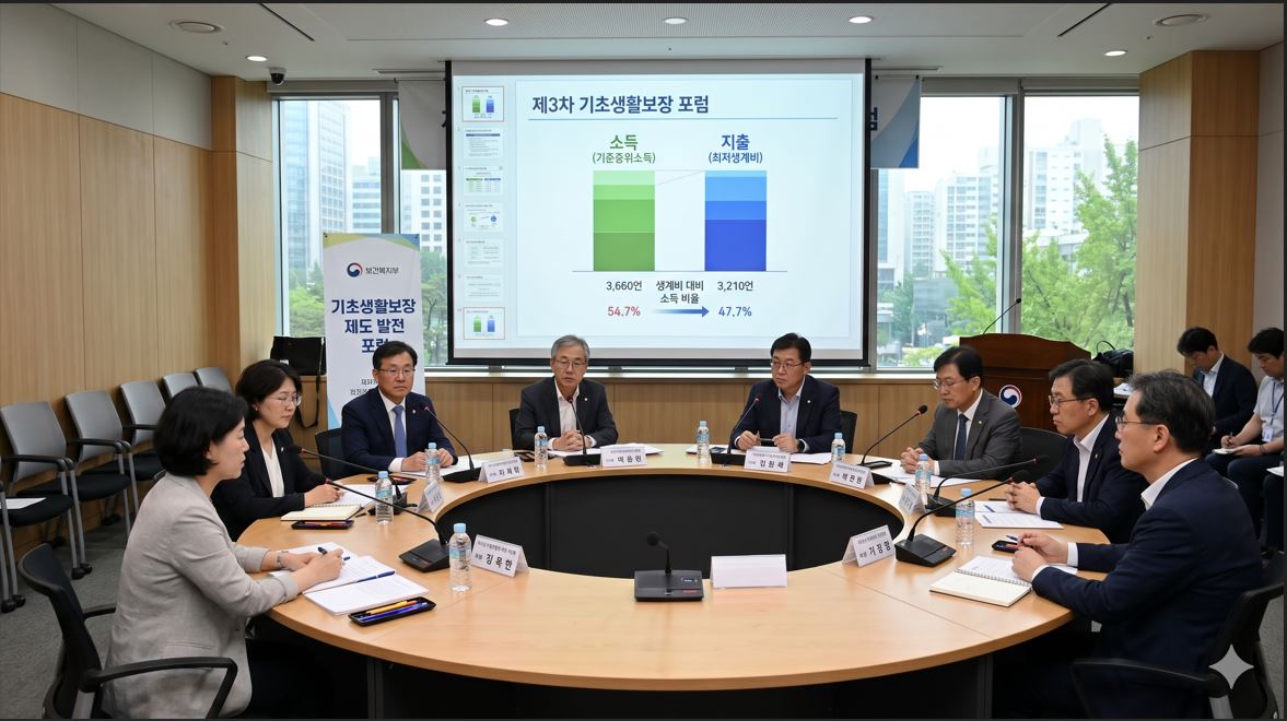복지부, 기초생활보장 선정기준 '소득 vs 지출' 논의…제3차 포럼 개최