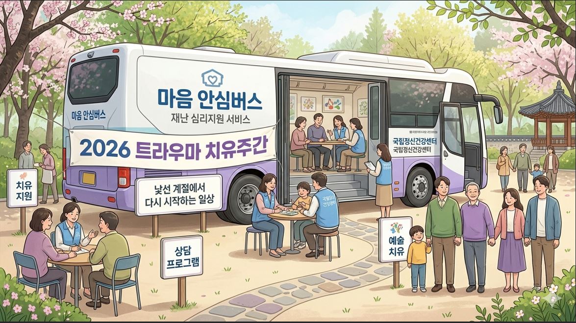 국립정신건강센터, '2026 트라우마 치유주간' 4월 20일 개최