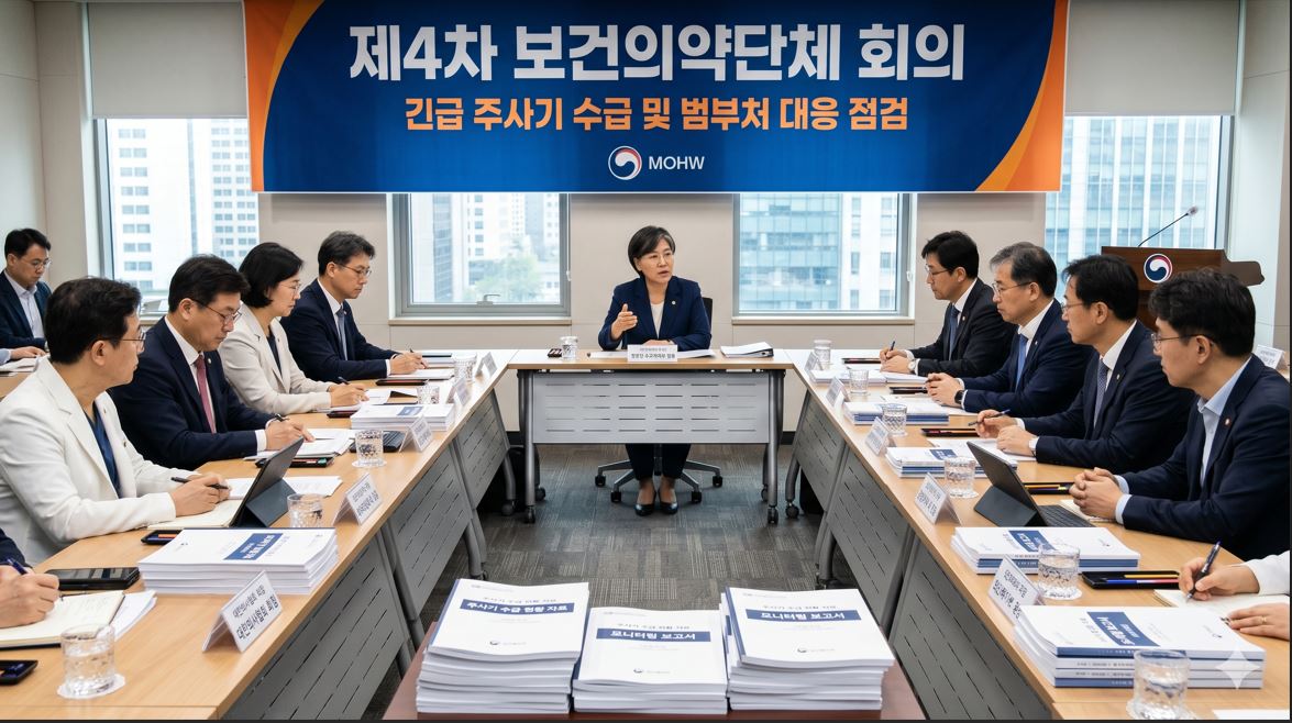 복지부, 제4차 보건의약단체 회의…주사기 추가생산·유통 긴급점검