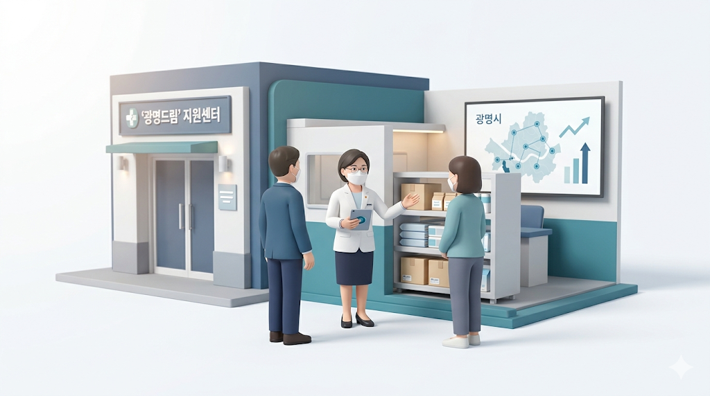 정은경 장관 광명시 그냥드림 사업장 현장점검 방문