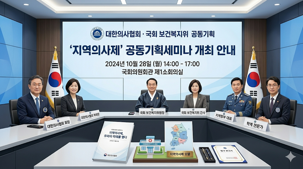 의협 국회 보건복지위 지역의사제 공동기획세미나 개최 안내