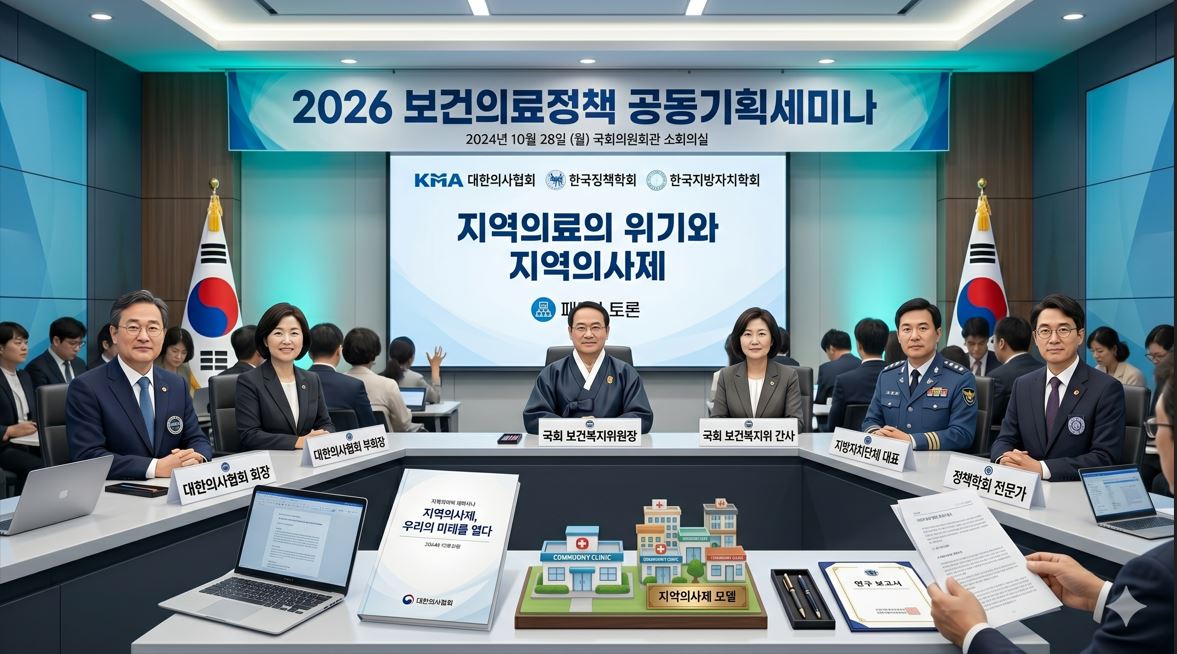 의협·국회 보건복지위, 4.28 '지역의사제' 공동기획세미나 개최