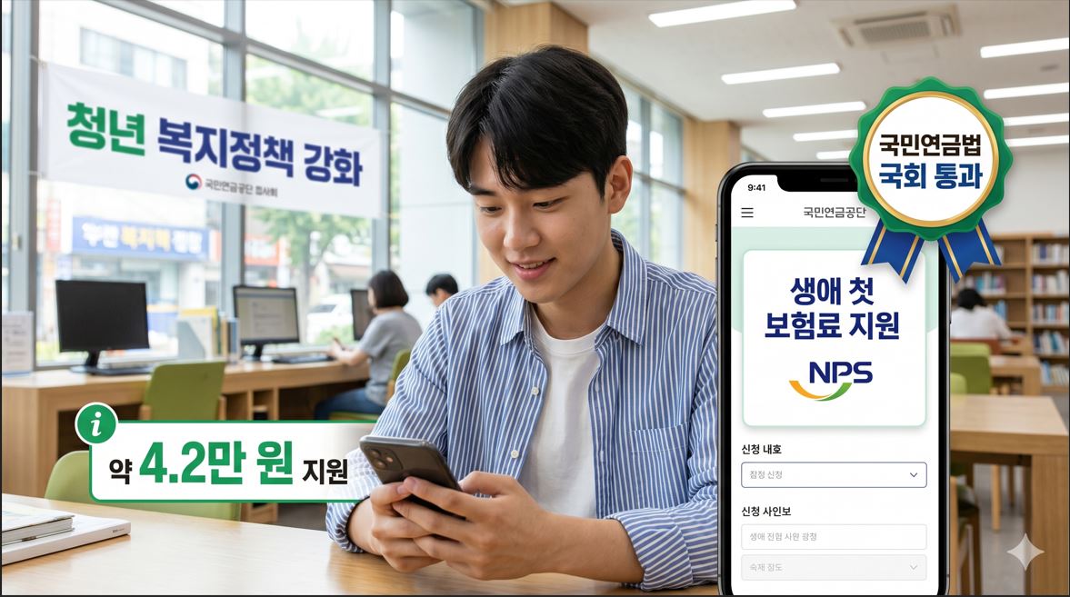 18세 청년 '첫 국민연금 보험료' 국가 지원…국민연금법 국회 통과