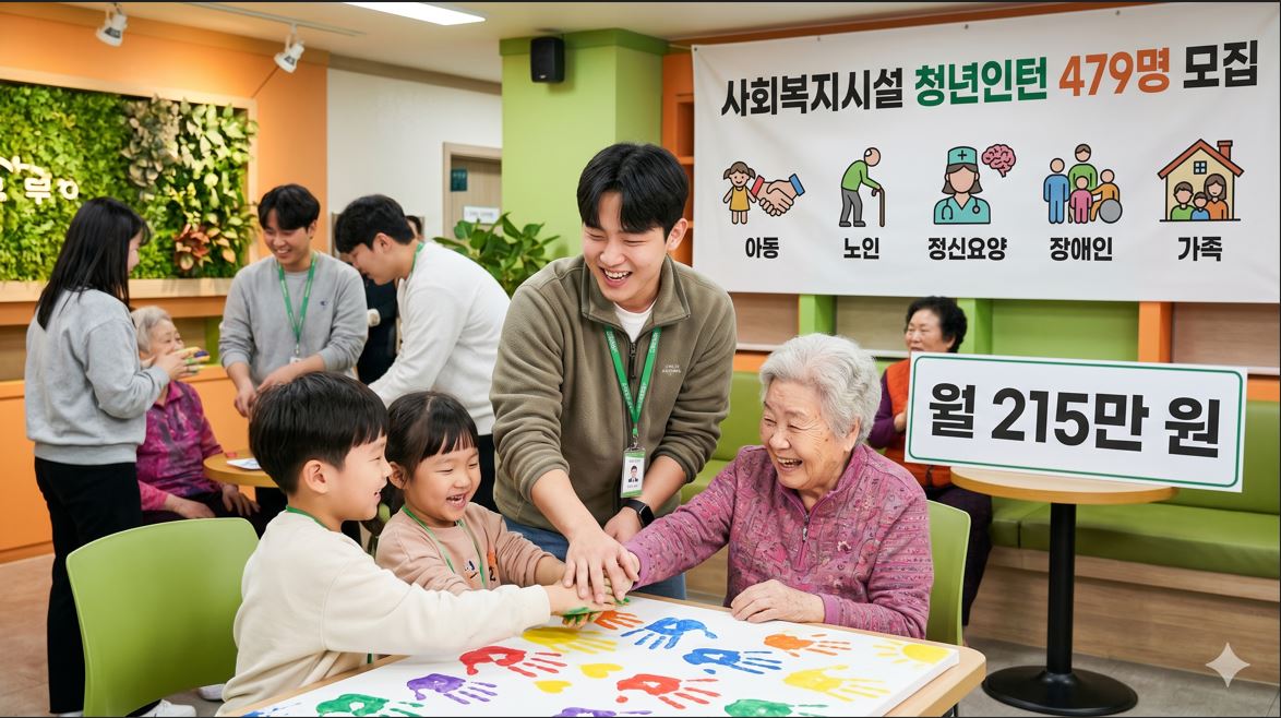 복지부, 사회복지시설 청년인턴 479명 모집…추경 투입 일경험 제공