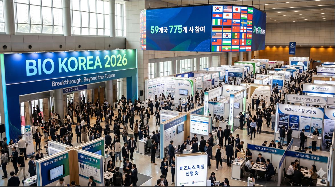 바이오 코리아 2026 개막…59개국 775개 사 참여, 역대 최대 규모