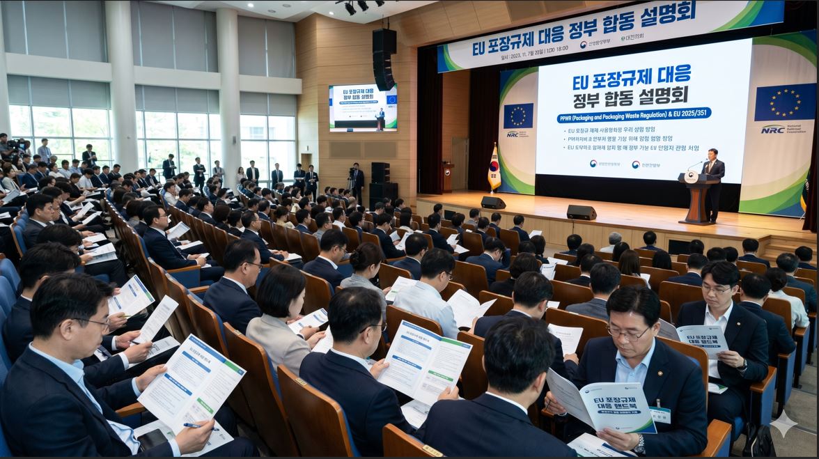 EU 포장규제 8월 시행 앞두고 관계부처 합동 설명회 4.29 개최