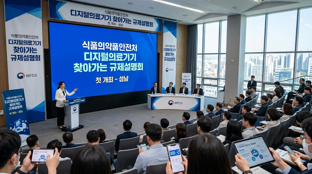 식약처 디지털의료기기 찾아가는 규제설명회 성남 첫 개최.