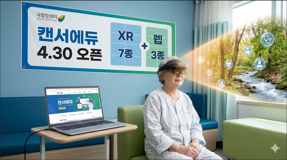 복지부, 암환자 교육플랫폼 '캔서에듀' 4.30 오픈…XR·웹 10종 콘텐츠