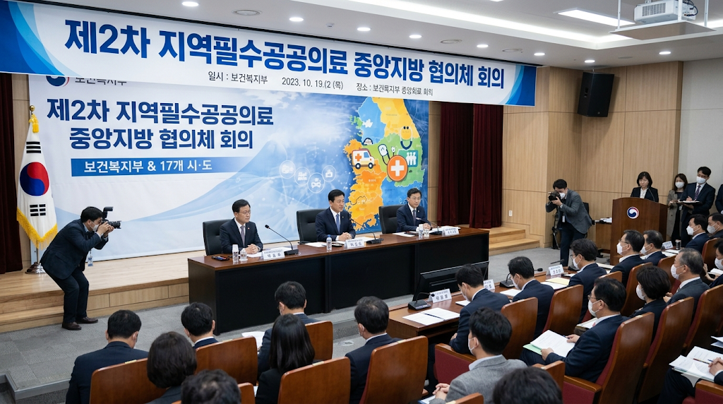 복지부 제2차 지역필수공공의료 중앙지방 협의체 회의 개최