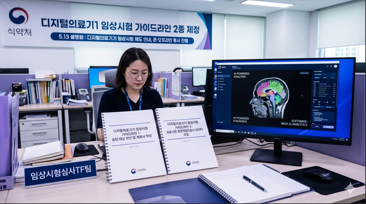 식약처, 디지털의료기기 임상시험 가이드라인 2종 제정…5.13 설명회