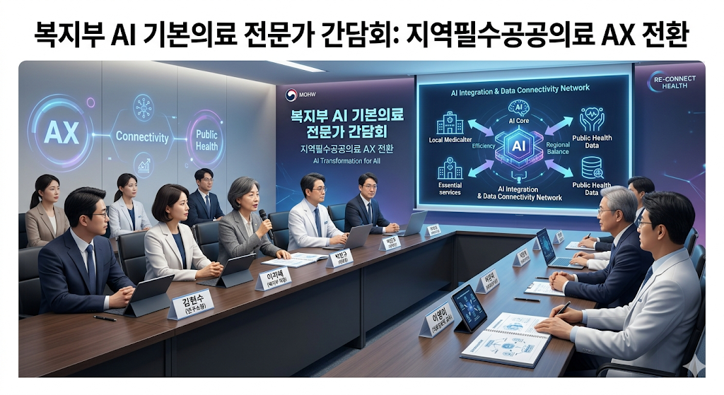 복지부 AI 기본의료 전문가 간담회 지역필수공공의료 AX 전환