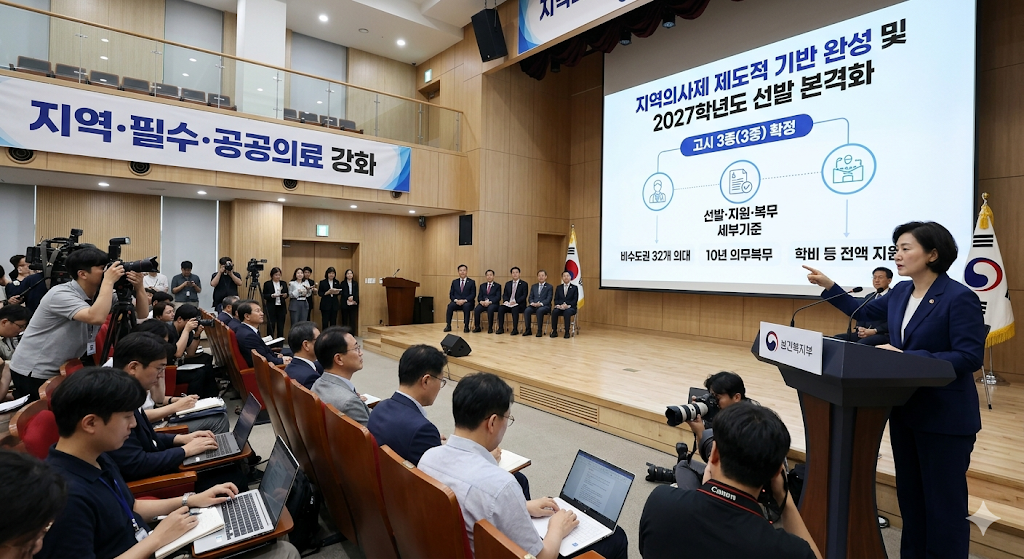 복지부 지역의사제 고시 3종 확정 2027학년도 선발 본격화
