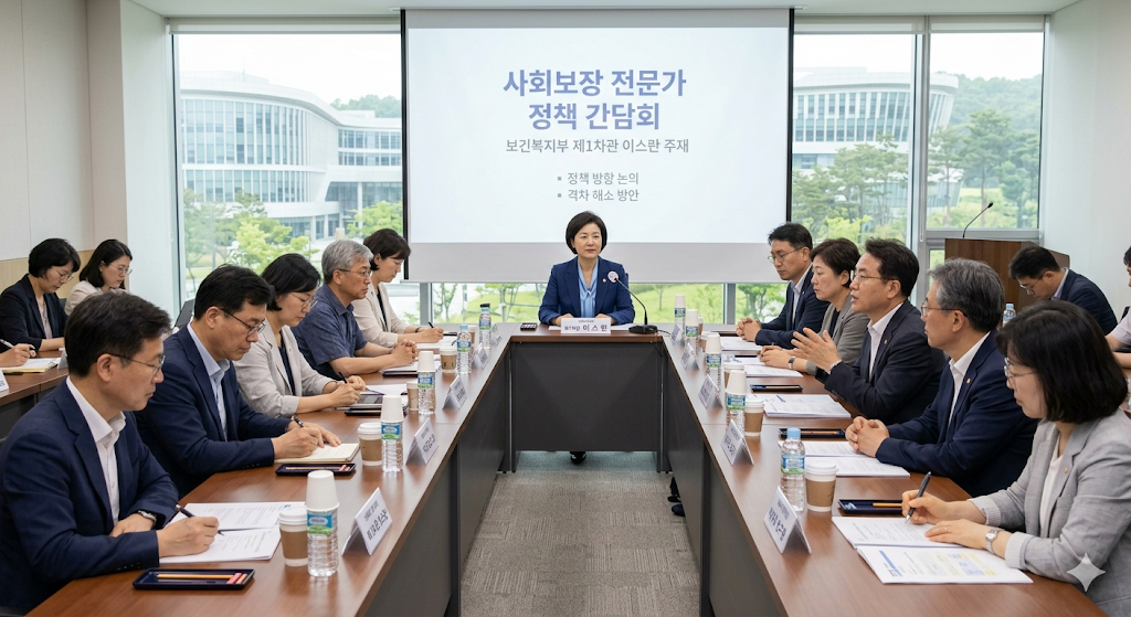 보건복지부 이스란 제1차관 사회보장 전문가 정책 간담회 개최