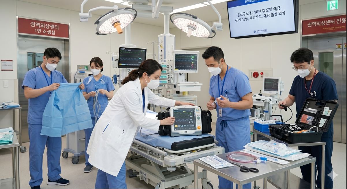 복지부 이형훈 차관, 아주대 권역외상센터 점검…"최종치료 역량 강화"