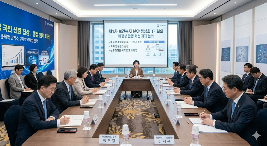 보건복지부 보건복지 분야 정상화 TF 1차 회의 개최, 비정상 관행 개선