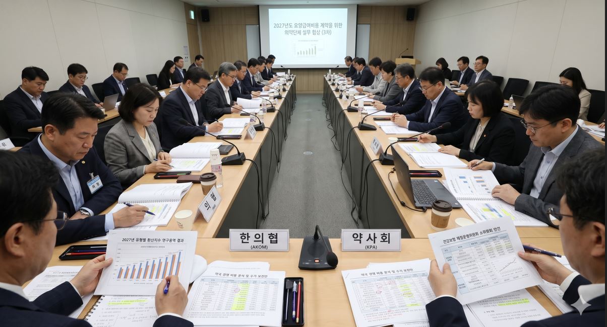 건보공단, 2027년 수가협상 돌입…6개 의약단체장과 상견례