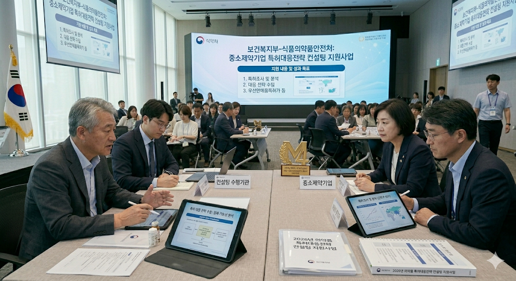 식약처 2026년 의약품 특허대응전략 컨설팅 지원사업, 중소제약기업 지원