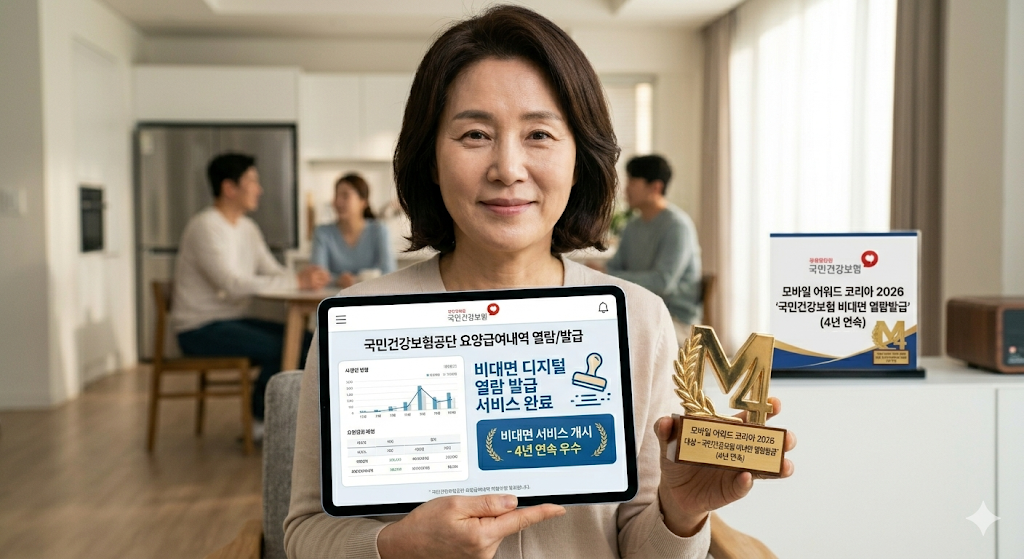 국민건강보험공단 요양급여내역 비대면 디지털 열람 발급 서비스 시작