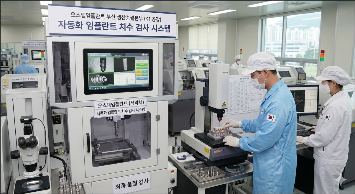 오유경 식약처장, 오스템임플란트 부산 방문…K-의료기기 현장 점검