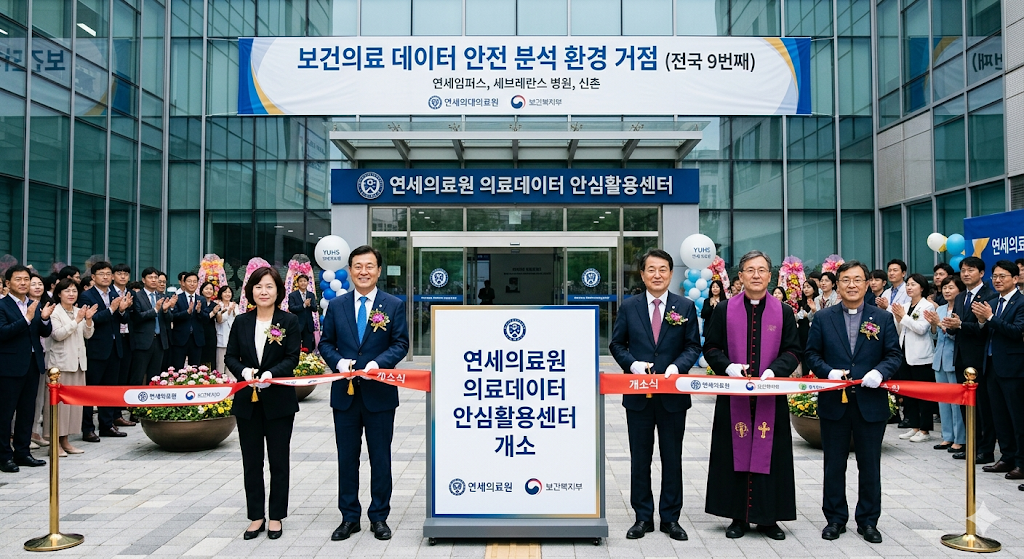 연세의료원 의료데이터 안심활용센터 개소, 전국 9번째 거점 보건의료 데이터 안전 분석 환경